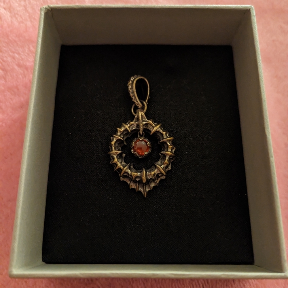 Silver necklace pendant